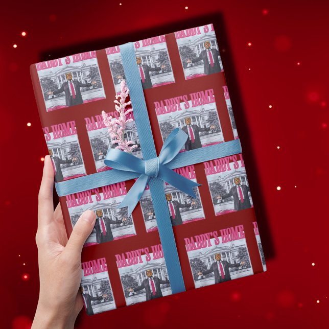 Rosa av pappor Home Trump-byte Presentpapper (Skapare uppladdad)