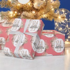 Rosa av Personlig av Blommigt Ram Möhippa Presentpapper