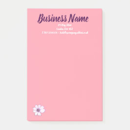Rosa av personlig för Business Marknadsföring-arti Post-it Block