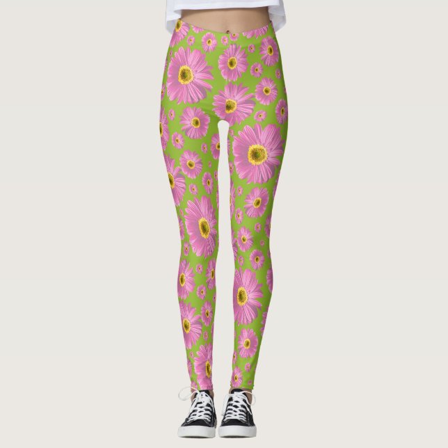 Rosa av popDaisy Leggings (Framsida)