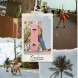 rosa av rekreestetiskt trendig och rödskateboard mini skateboard bräda 18,5 cm<br><div class="desc">Enkel rosa och rödskateboard för honom,  för henne eller för dem är din personlig namn i en fet funky och grym,  nödsam text. Få den exakta utformningen för en tonåring födelsedag eller Julklapp. Bara skriva ditt eget namn för en skateboard för anpassningsbar.</div>
