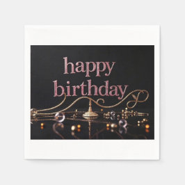 Rosa av rik  luxurig elegant extravagant pappersservett