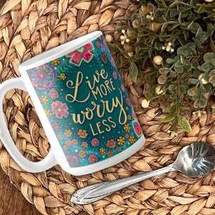 Rosa av Roligt för Grönt av inspirationskunskap fö Kaffemugg