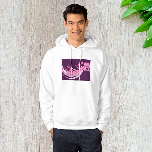 Rosa av romsk Abstrakt påverkar utformningen på Li Hoodie (Skapare uppladdad)