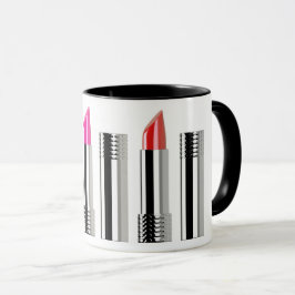 Rosa av rött krom från Lipstick-kosmetolog Mugg