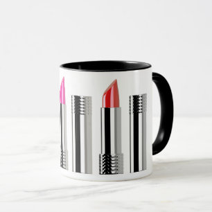 Rosa av rött krom från Lipstick-kosmetolog Mugg