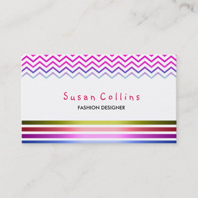 Rosa av rund Mode enkel Visitkort (Framsida)