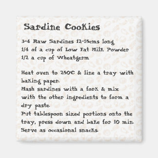 Rosa av Sardinien Cookies Recipe Magnet