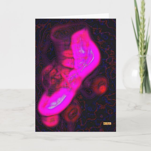 Rosa av skiffer kort (Framsida)