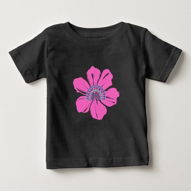 Rosa av sommarcute Flower T Shirt (Framsida)