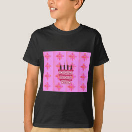Rosa av teckning av födelsedagskalkkonst t-shirt