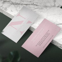 rosa av trendigets professionell blek  monogrammad