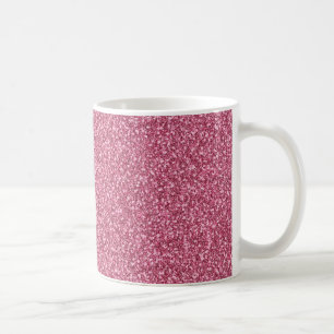 Rosa av tuggummi i trendig på modet kaffemugg