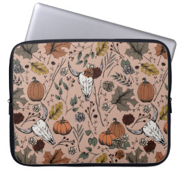 Rosa av westerna Döskallar för flygskörd och kumme Laptop Fodral