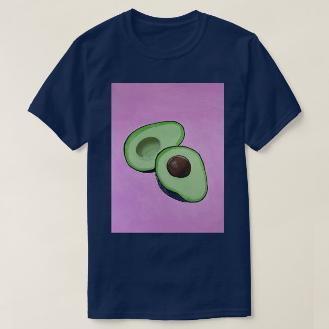 Rosa Avocado Classic TShirt T Shirt (Design framsida)