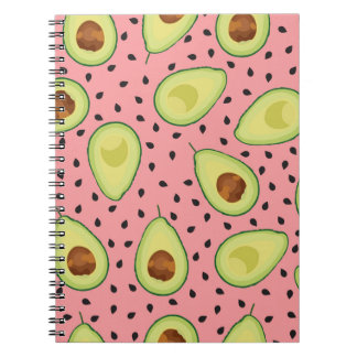 Rosa Avocadomönster Anteckningsbok