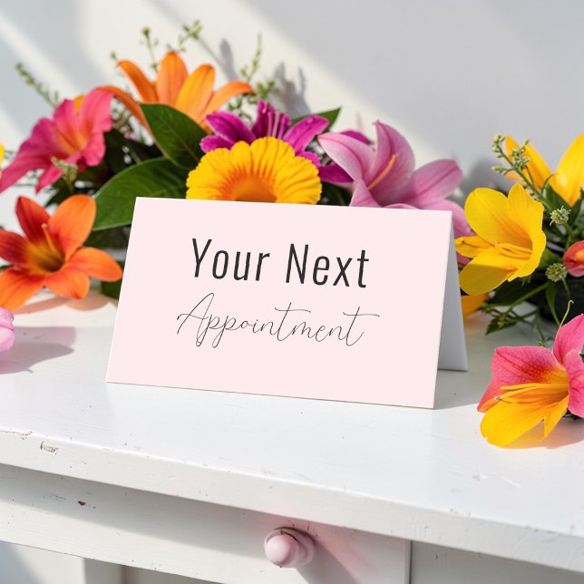 Rosa avtalat kort - Beauty Spa Salon (Skapare uppladdad)