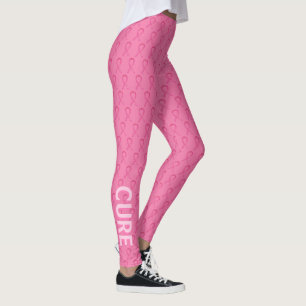 Rosa Awareness Ribbon Breast Cancer Leggings
