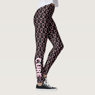 Rosa Awareness Ribbon Breast Cancer Leggings