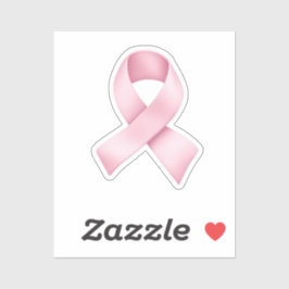 Rosa Awareness Ribbon Emoji Klistermärken