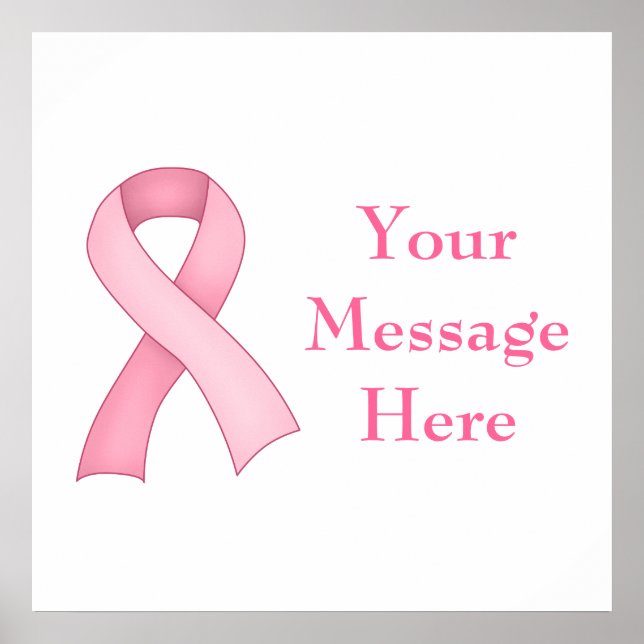 Rosa Awareness Ribbon Poster 0002 (Framsidan)