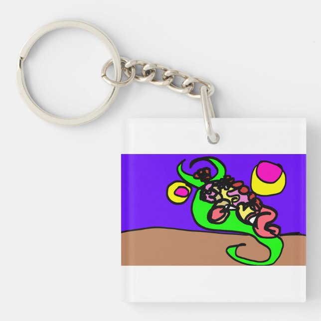 Rosa axolotl-konst (Framsidan)