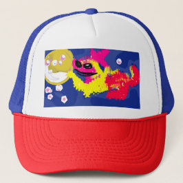 Rosa axolotl, sommar keps