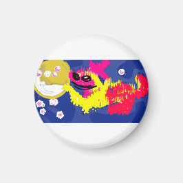 Rosa axolotl, sommar magnet