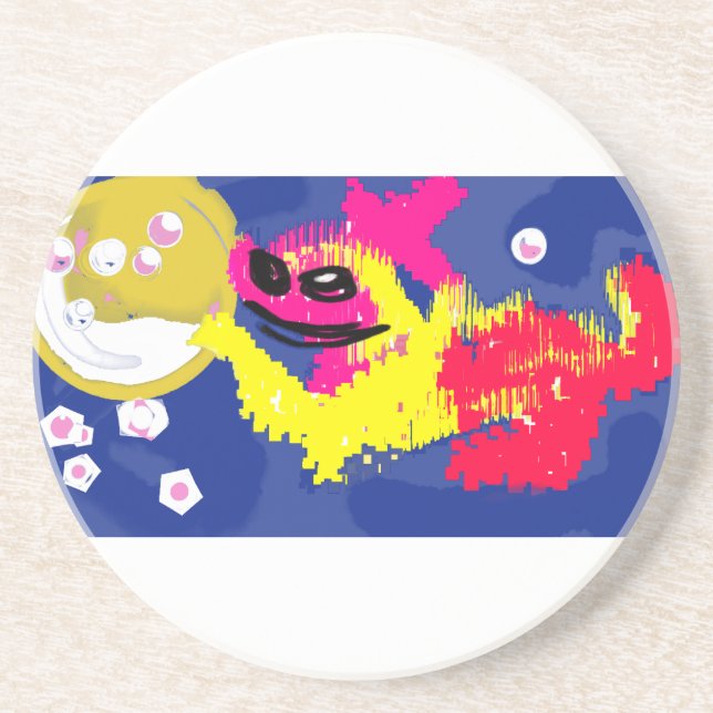 Rosa axolotl, sommar underlägg (Framsidan)