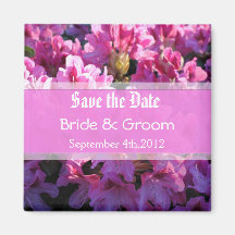 Rosa azalea blommar bush bröllop spara datum