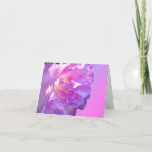 Rosa Azalea Flower Anpassade Note Card Tack Kort