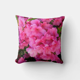 Rosa Azaleas av en sydlig vårbrytning kudder Kudde