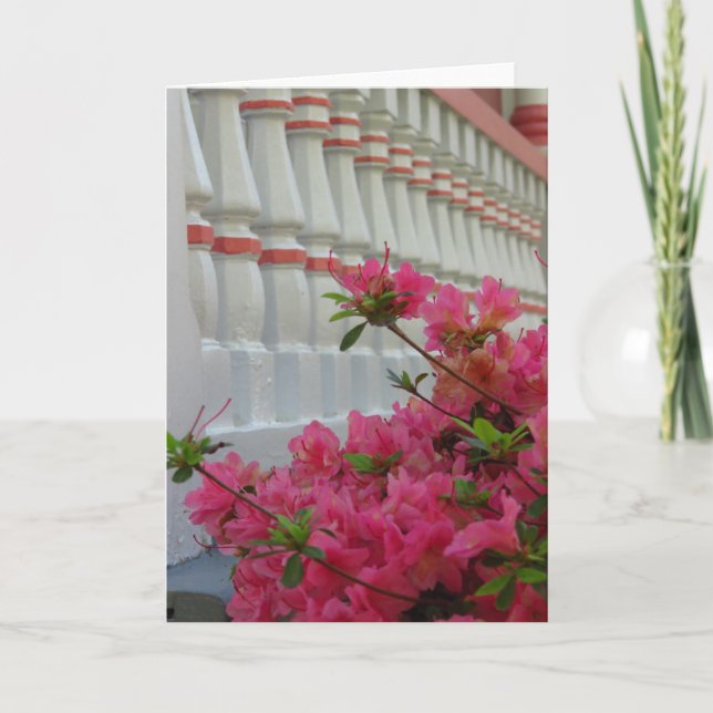 Rosa Azaleas - Martha's Vineyard Card Kort (Framsida)