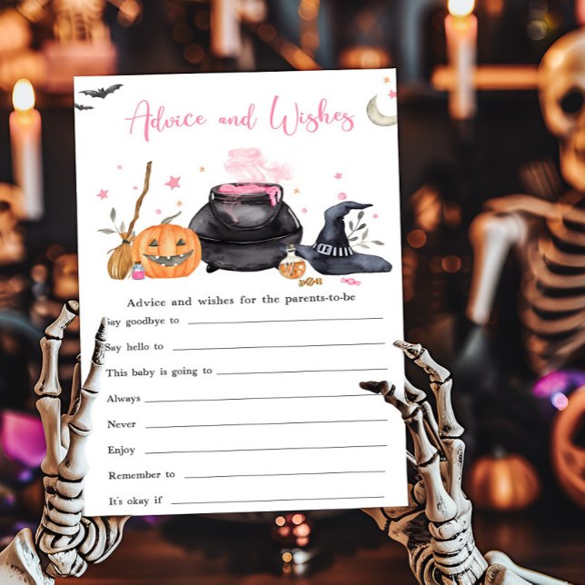 Rosa Baby avlägger avlyssning och Önskemål spel (Baby is Brewing Baby Shower Advice and Wishes Game)