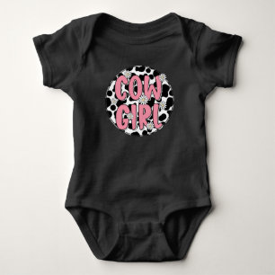 Rosa Baby Cowgirl Daisy Söt T Shirt