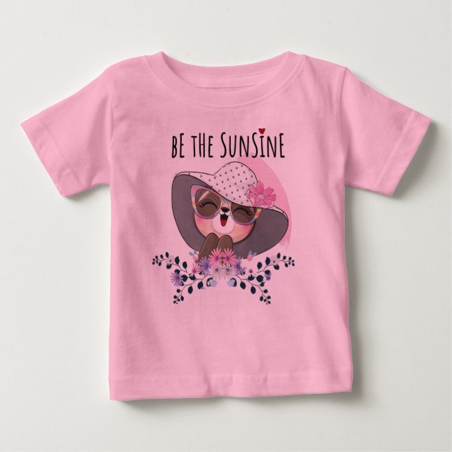 Rosa baby design t shirt (Framsida)