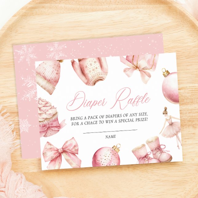 Rosa Baby. Det är Kall utanför Baby Raffle Tilläggskort (Skapare uppladdad)