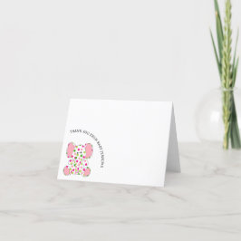Rosa Baby Elephant Tack Kort