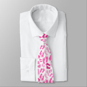 Rosa Baby Foot Prints Neck Tie Slips