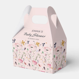 Rosa Baby i Bloom WildblomBaby Shower Presentaskar