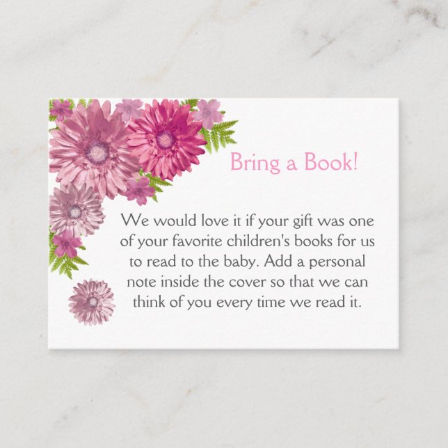 Rosa Baby i bloomschschschschschschschschschen för Tilläggskort (Framsida)