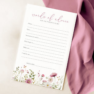 Rosa Baby I Knopp Blomsterbarn Rådgivningskort