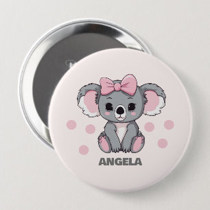 Rosa Baby Koala Bear Knapp