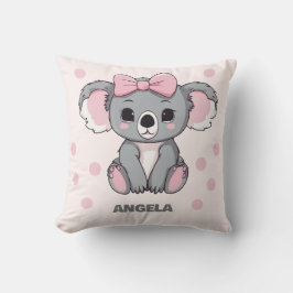 Rosa Baby Koala Bear Kudde