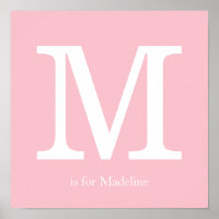 Rosa Baby Nursery Monogram