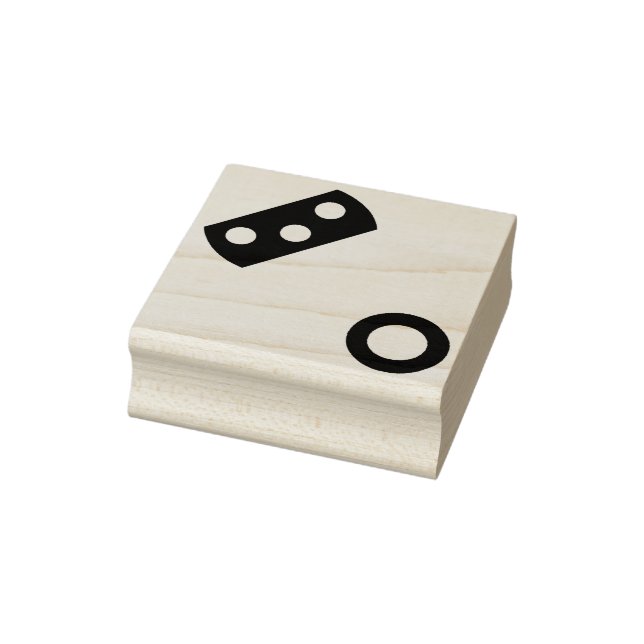 rosa baby rattle stämpel (Stämpel)