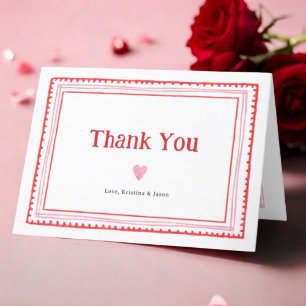 Rosa Baby Shower, barn, barn och ungdomar Tack Kort