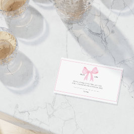 Rosa Baby Shower Blöja Lotteri Kort – Utskrivbart