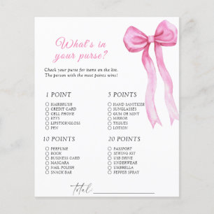 Rosa baby shower med rosett - Vad har du i din han