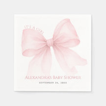 Rosa baby shower-sköld Elegant Coquette Det är en